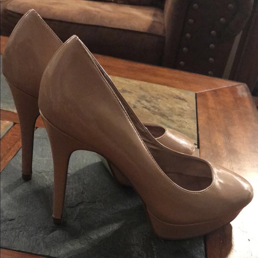 Nude colored Steve Madden heels
